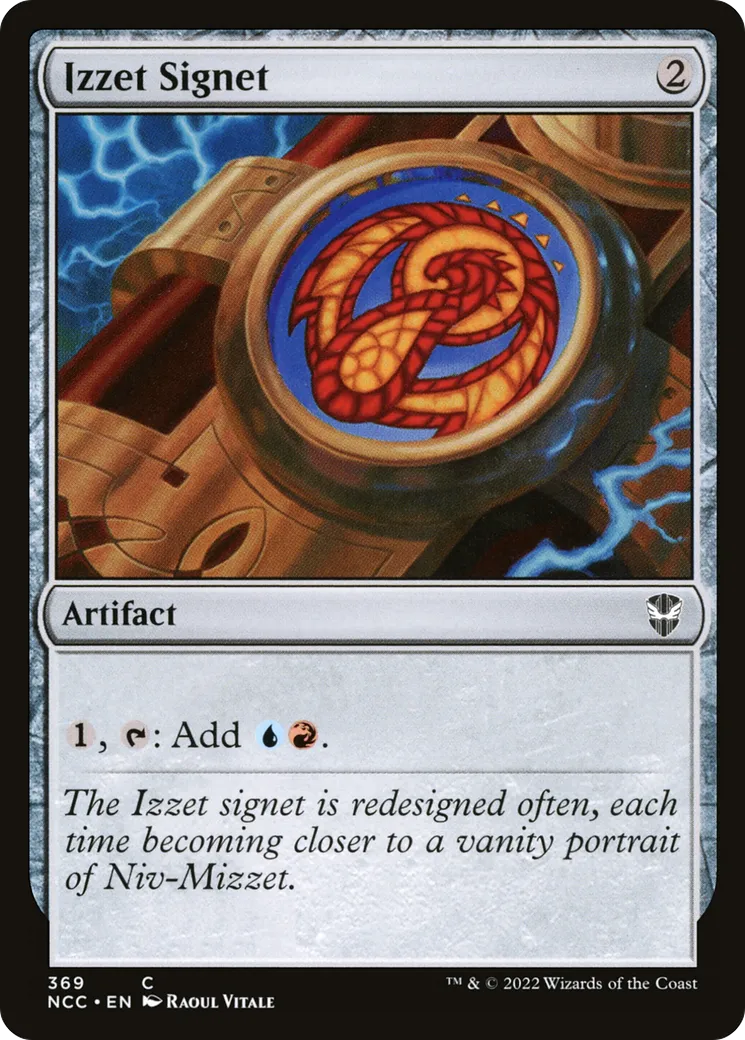 Izzet Signet — New Capenna Commander — Magic: The Gathering