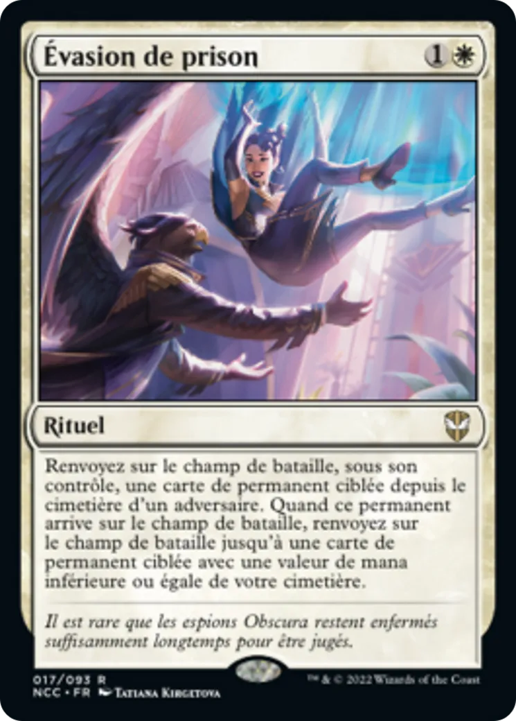 Évasion de prison — New Capenna Commander — Magic: The Gathering