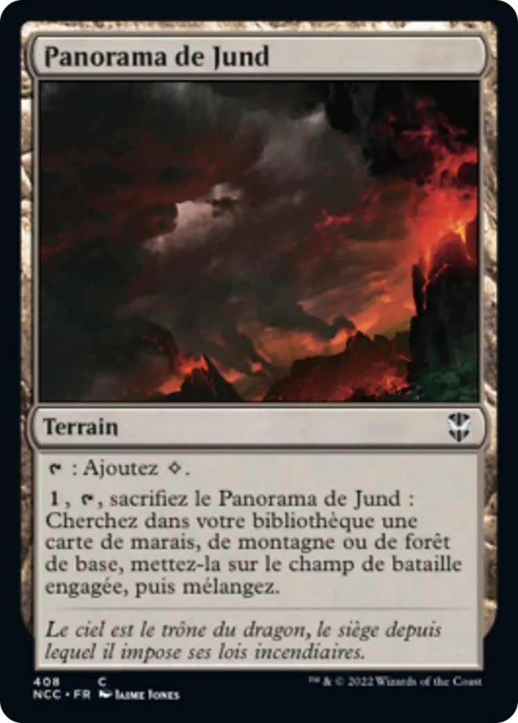 Panorama de Jund — New Capenna Commander — Magic: The Gathering