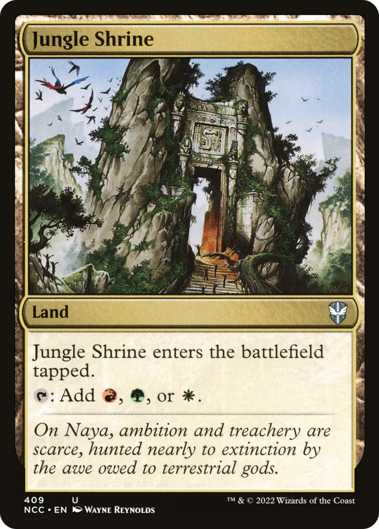 Jungle Shrine — New Capenna Commander — Magic: The Gathering