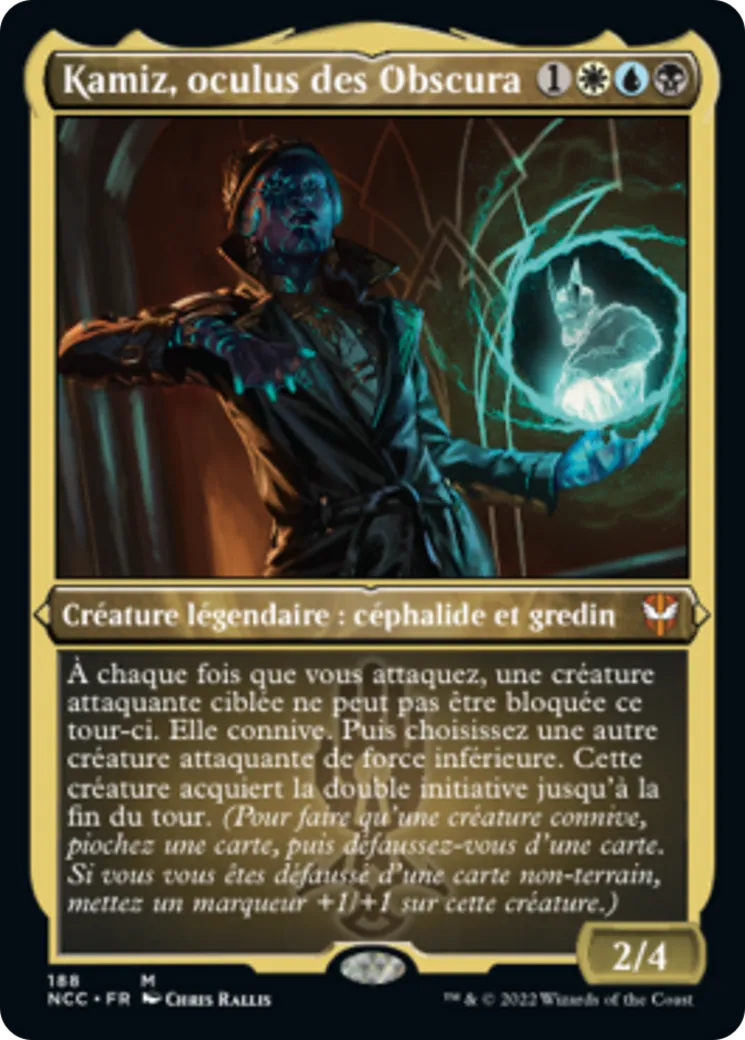 Kamiz, oculus des Obscura — New Capenna Commander — Magic: The Gathering