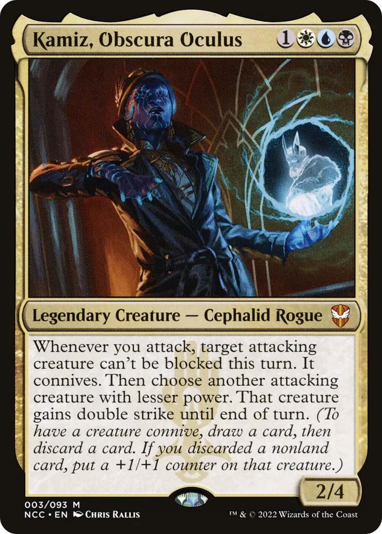 Kamiz, oculus des Obscura — New Capenna Commander — Magic: The Gathering