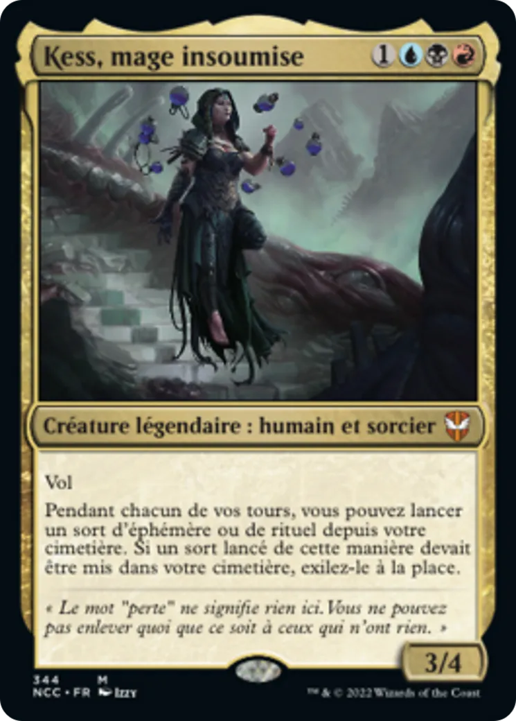 Kess, mage insoumise — New Capenna Commander — Magic: The Gathering