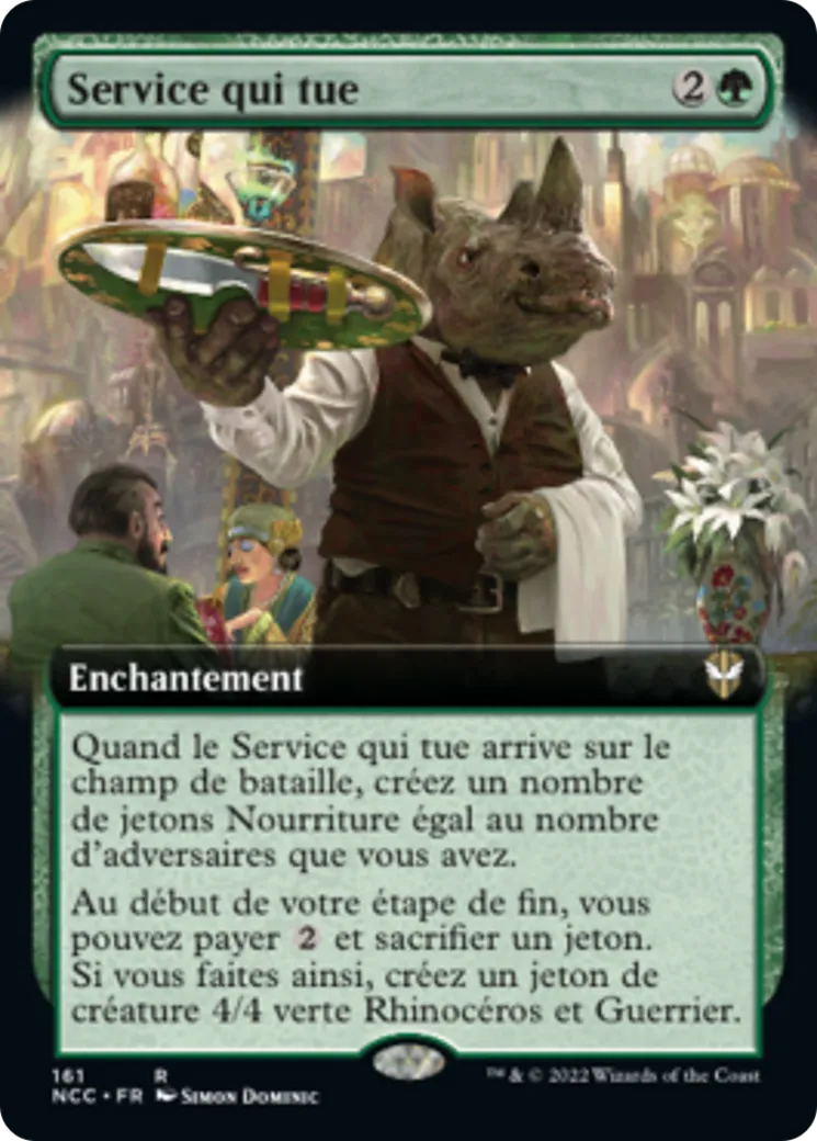 Service qui tue — New Capenna Commander — Magic: The Gathering