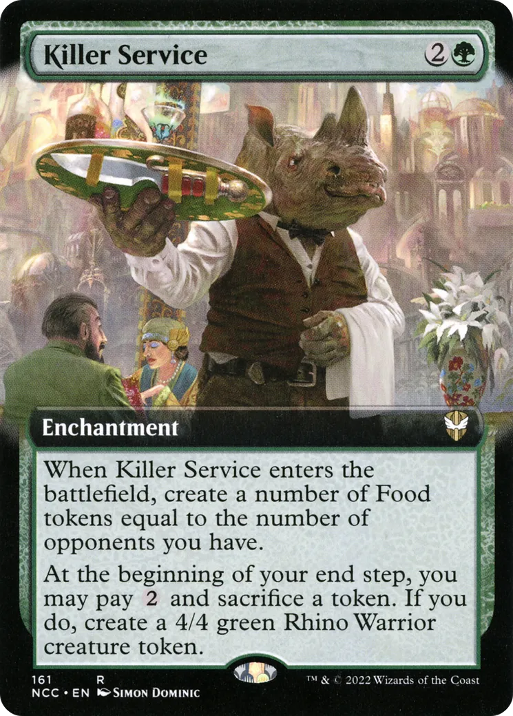 Killer Service — New Capenna Commander — Magic: The Gathering