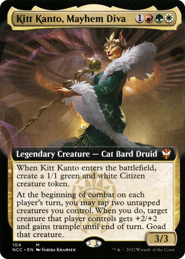 Kitt Kanto, Mayhem Diva — New Capenna Commander — Magic: The Gathering
