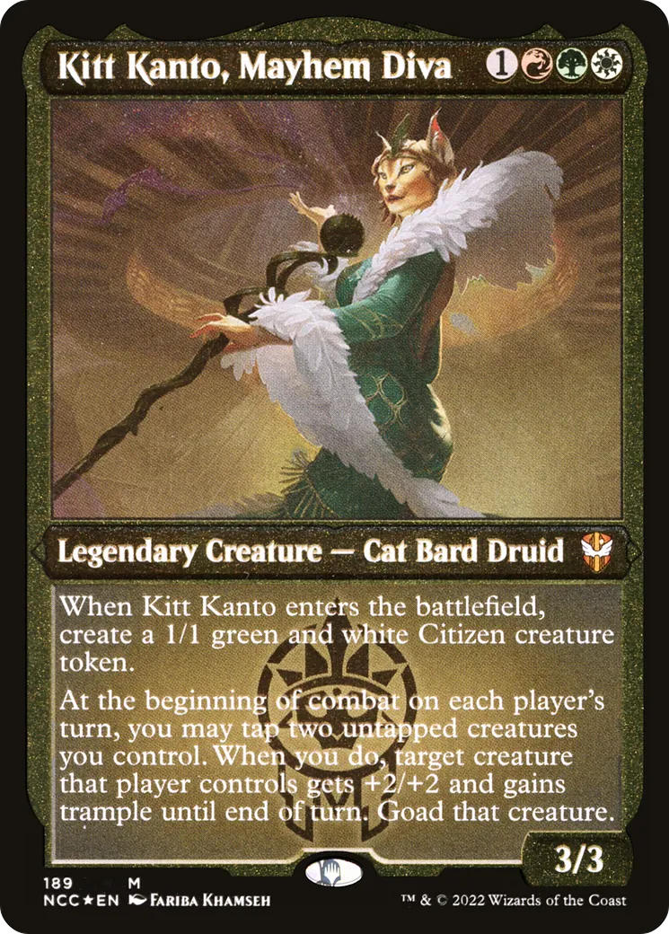 Kitt Kanto, Mayhem Diva — New Capenna Commander — Magic: The Gathering