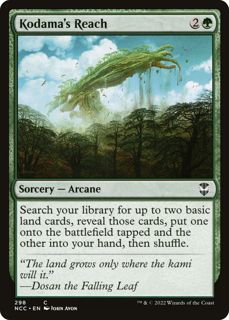 Kodama's Reach — New Capenna Commander — Magic: The Gathering