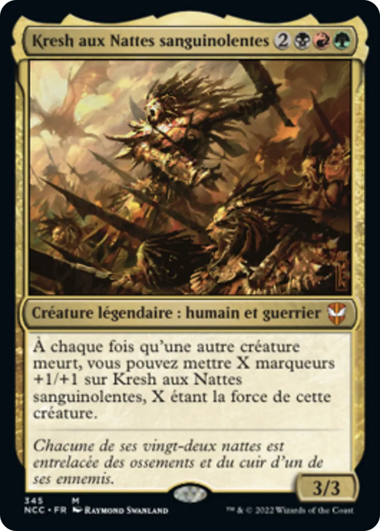 Kresh aux Nattes sanguinolentes — New Capenna Commander — Magic: The Gathering