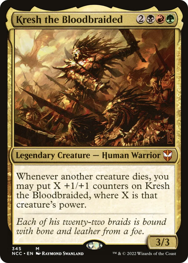 Kresh aux Nattes sanguinolentes — New Capenna Commander — Magic: The Gathering