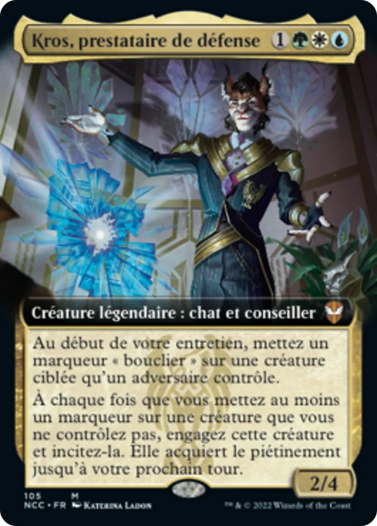 Kros, prestataire de défense — New Capenna Commander — Magic: The Gathering
