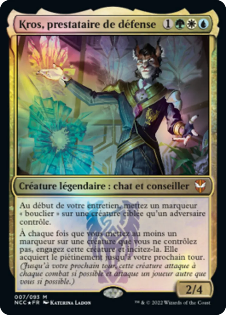 Kros, prestataire de défense — New Capenna Commander — Magic: The Gathering