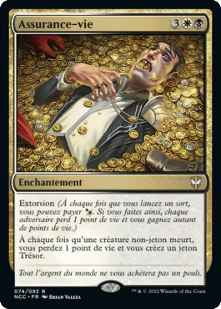 Assurance-vie — New Capenna Commander — Magic: The Gathering