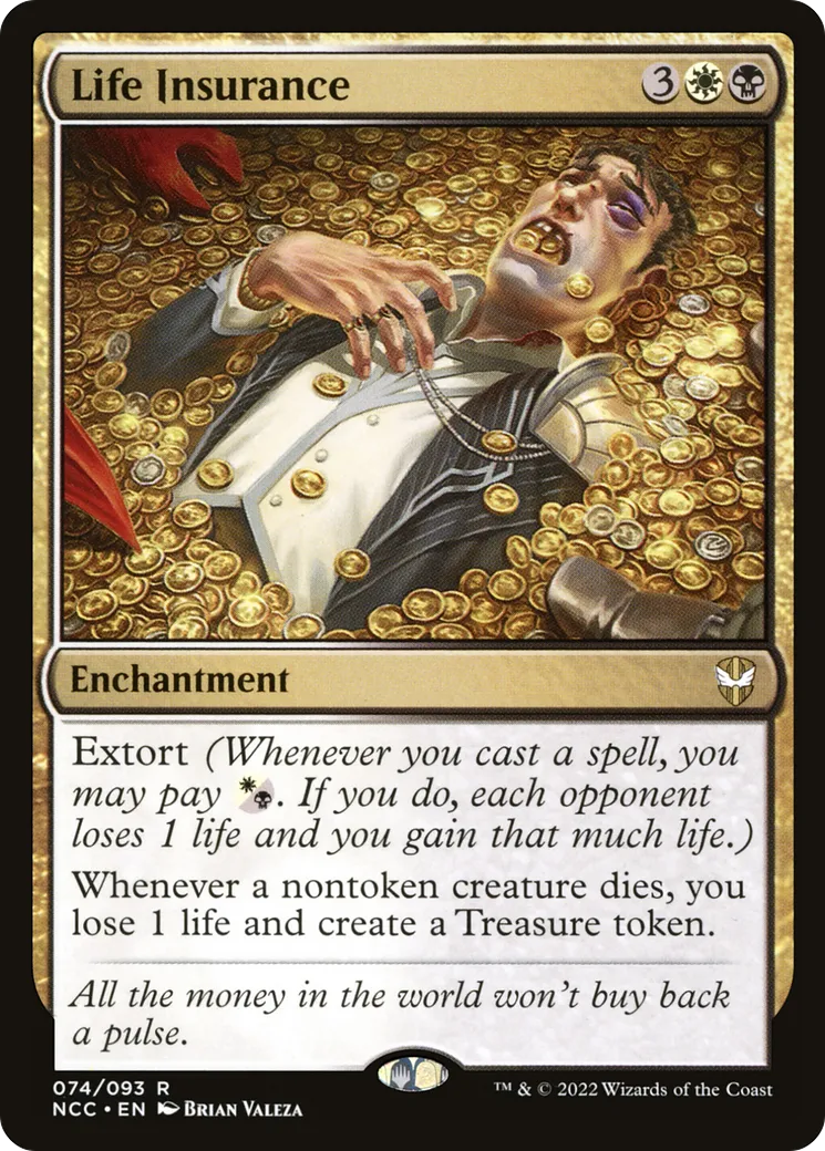 Assurance-vie — New Capenna Commander — Magic: The Gathering