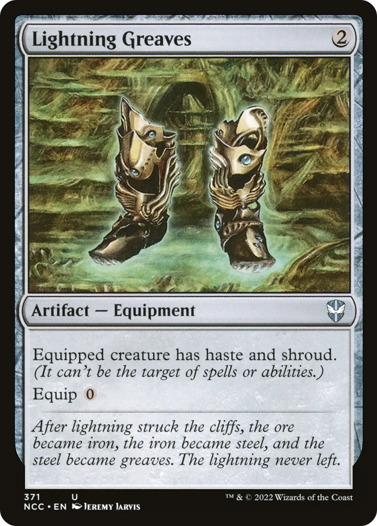 Lightning Greaves — New Capenna Commander — Magic: The Gathering