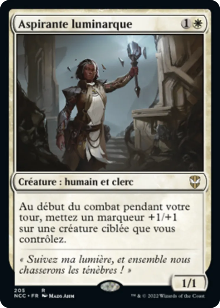 Aspirante luminarque — New Capenna Commander — Magic: The Gathering