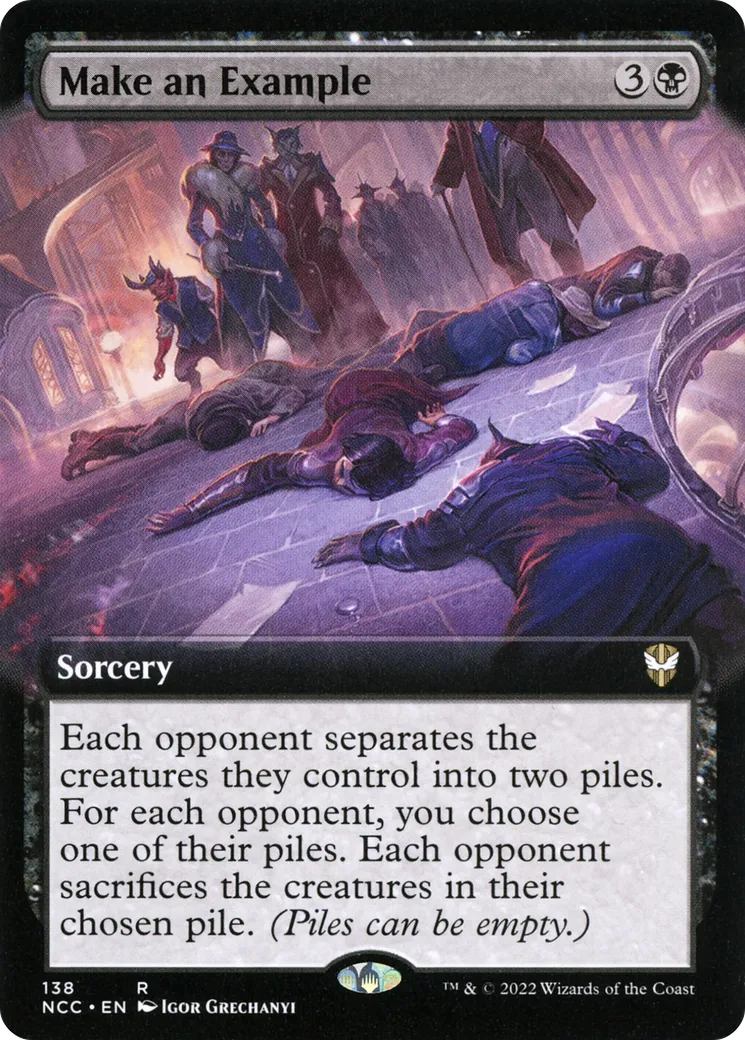 Make an Example — New Capenna Commander — Magic: The Gathering