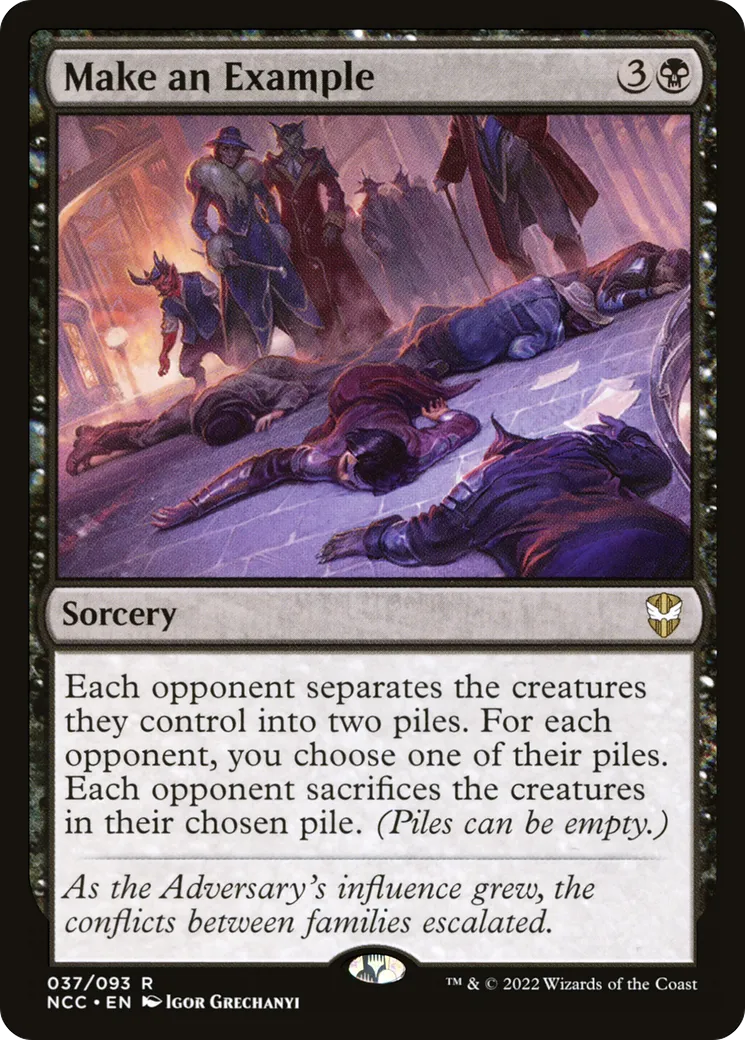 Make an Example — New Capenna Commander — Magic: The Gathering