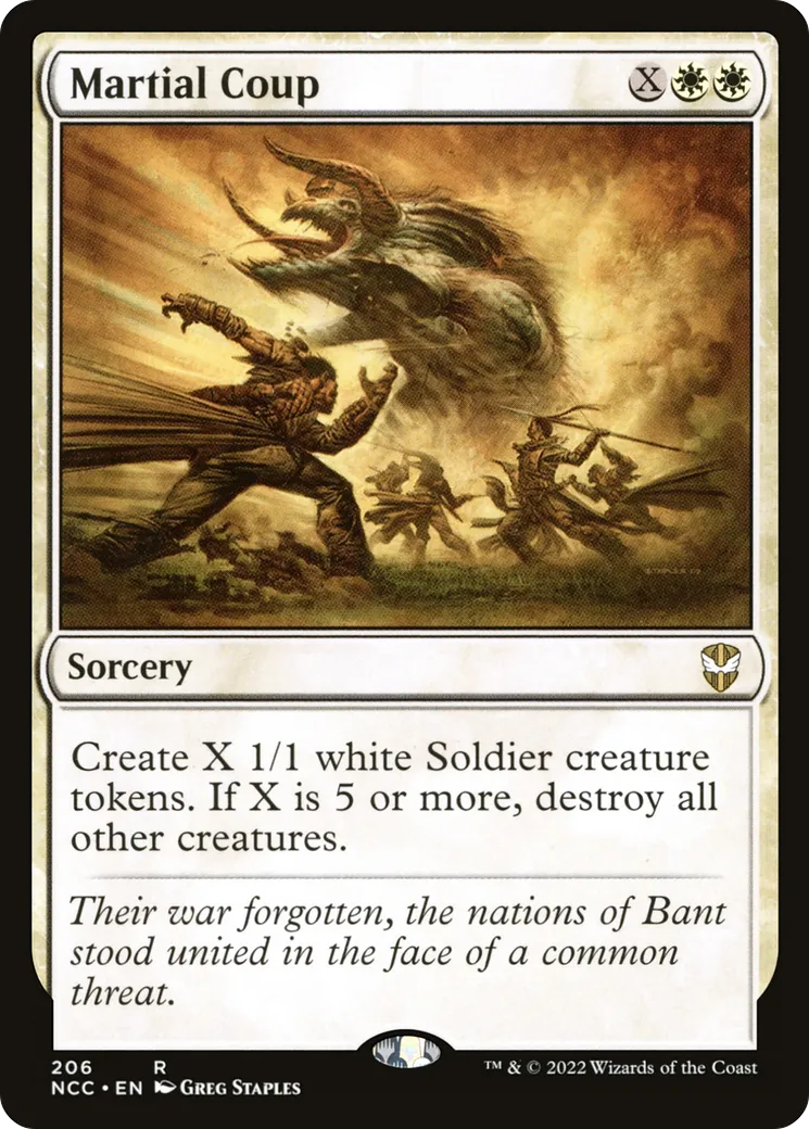 Martial Coup — New Capenna Commander — Magic: The Gathering