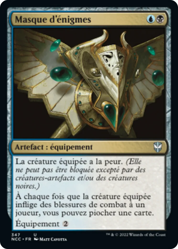 Masque d'énigmes — New Capenna Commander — Magic: The Gathering