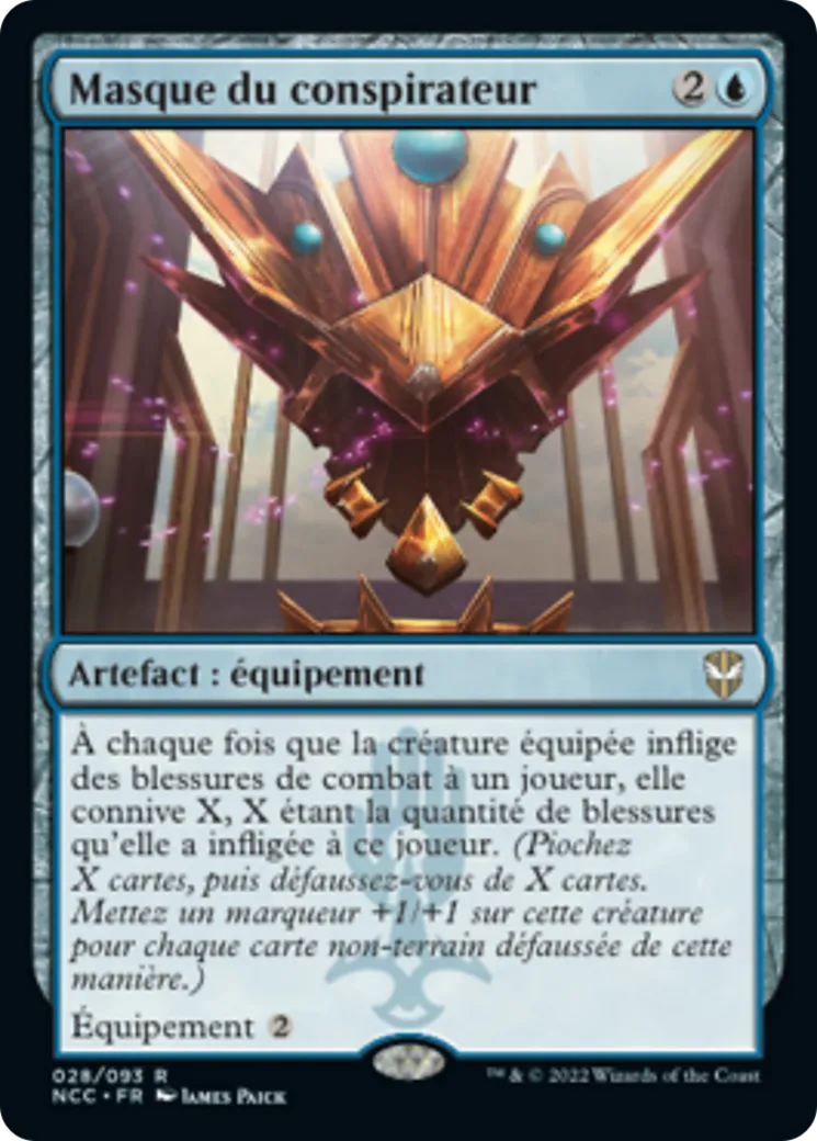 Masque du conspirateur — New Capenna Commander — Magic: The Gathering