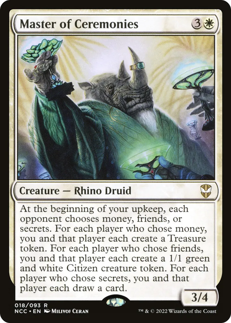 Master of Ceremonies — New Capenna Commander — Magic: The Gathering