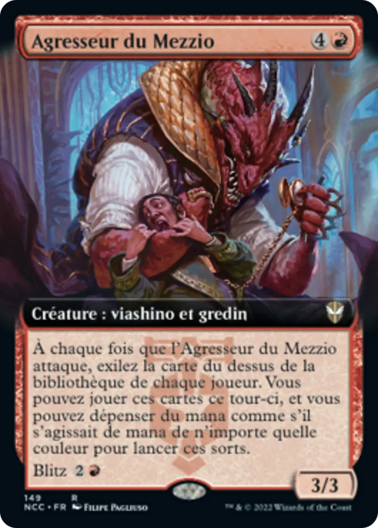 Agresseur du Mezzio — New Capenna Commander — Magic: The Gathering