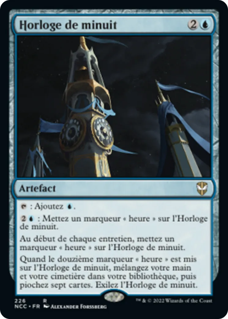 Horloge de minuit — New Capenna Commander — Magic: The Gathering