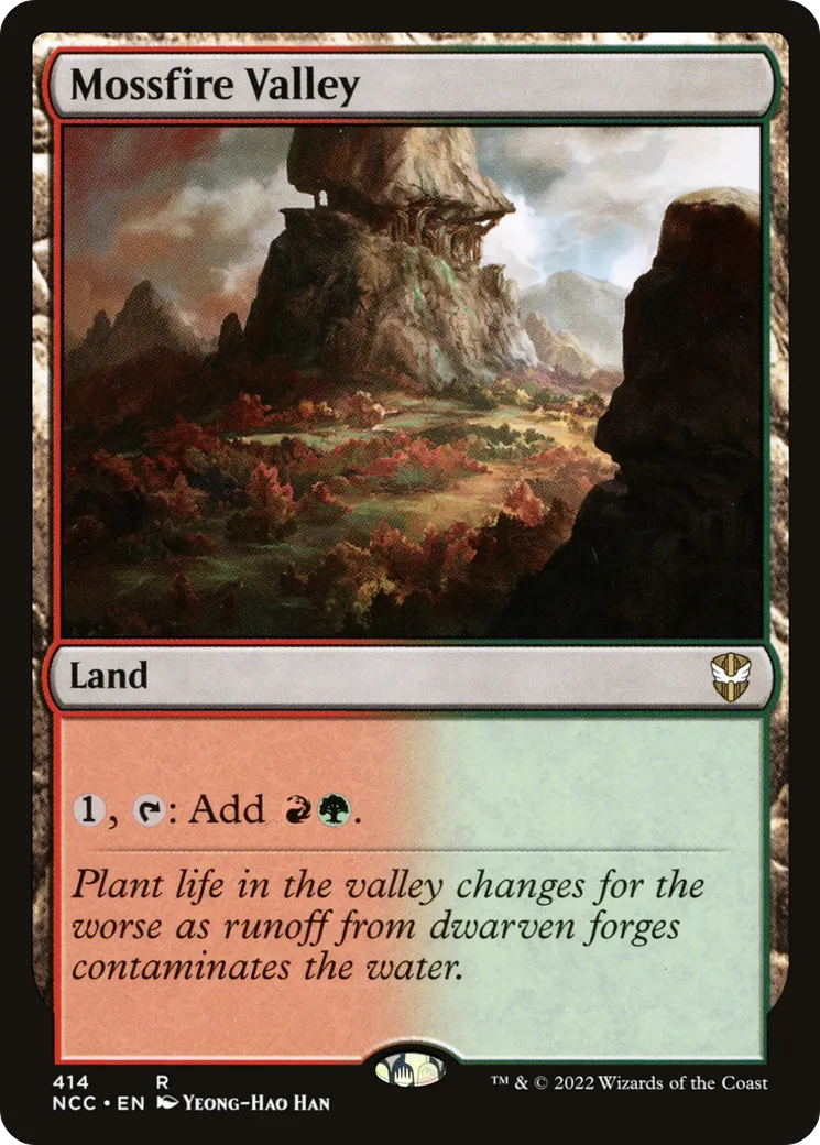 Mossfire Valley — New Capenna Commander — Magic: The Gathering