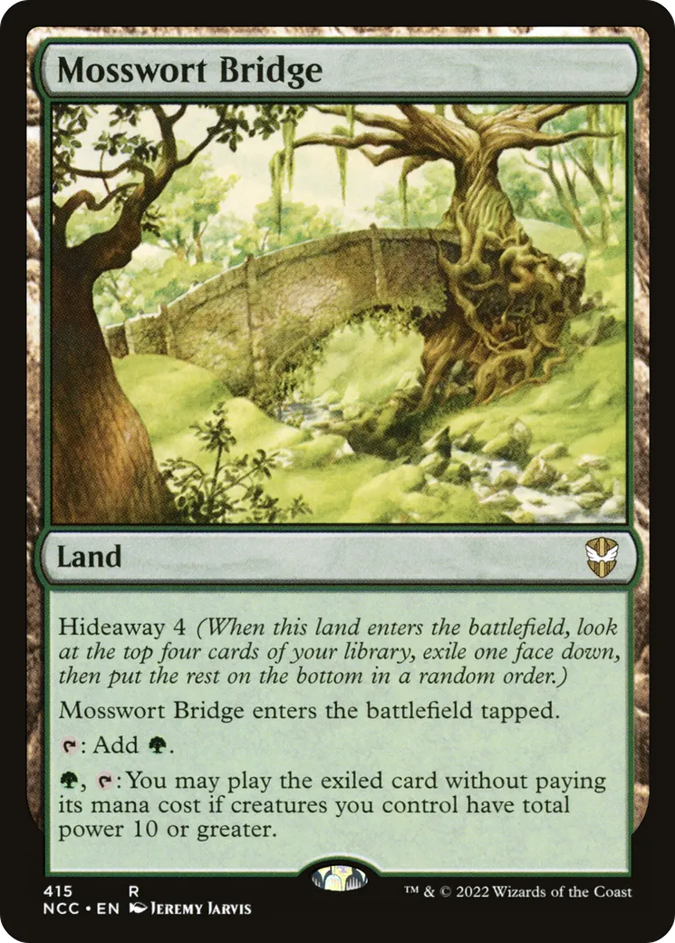 Mosswort Bridge — New Capenna Commander — Magic: The Gathering