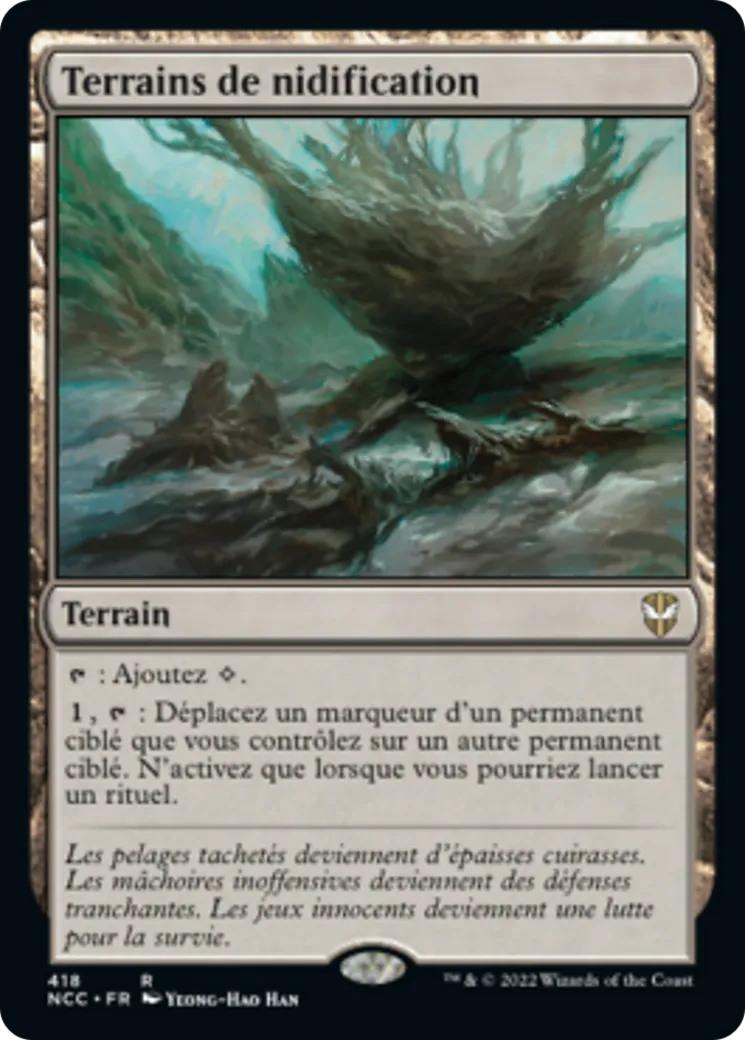 Terrains de nidification — New Capenna Commander — Magic: The Gathering