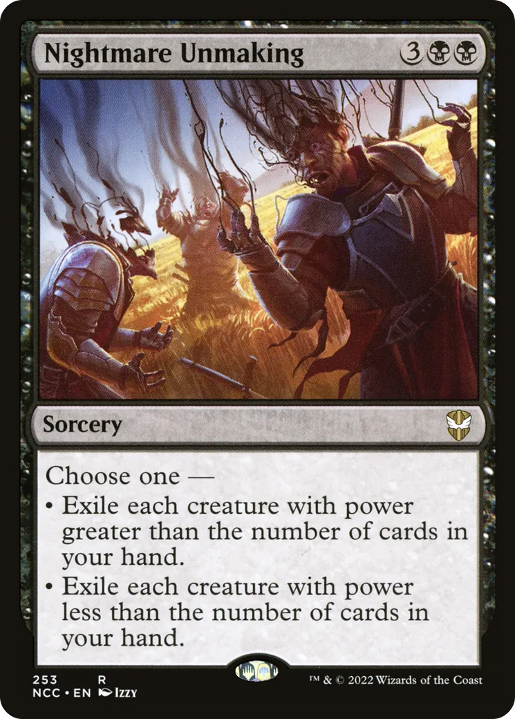 Nightmare Unmaking — New Capenna Commander — Magic: The Gathering