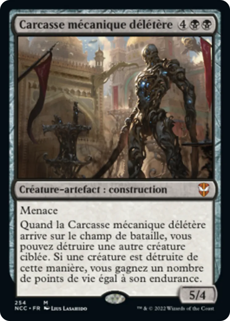 Carcasse mécanique délétère — New Capenna Commander — Magic: The Gathering