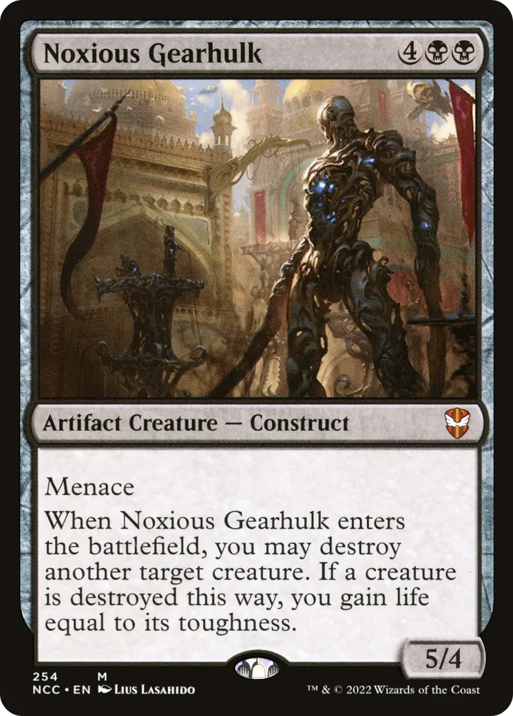 Noxious Gearhulk — New Capenna Commander — Magic: The Gathering