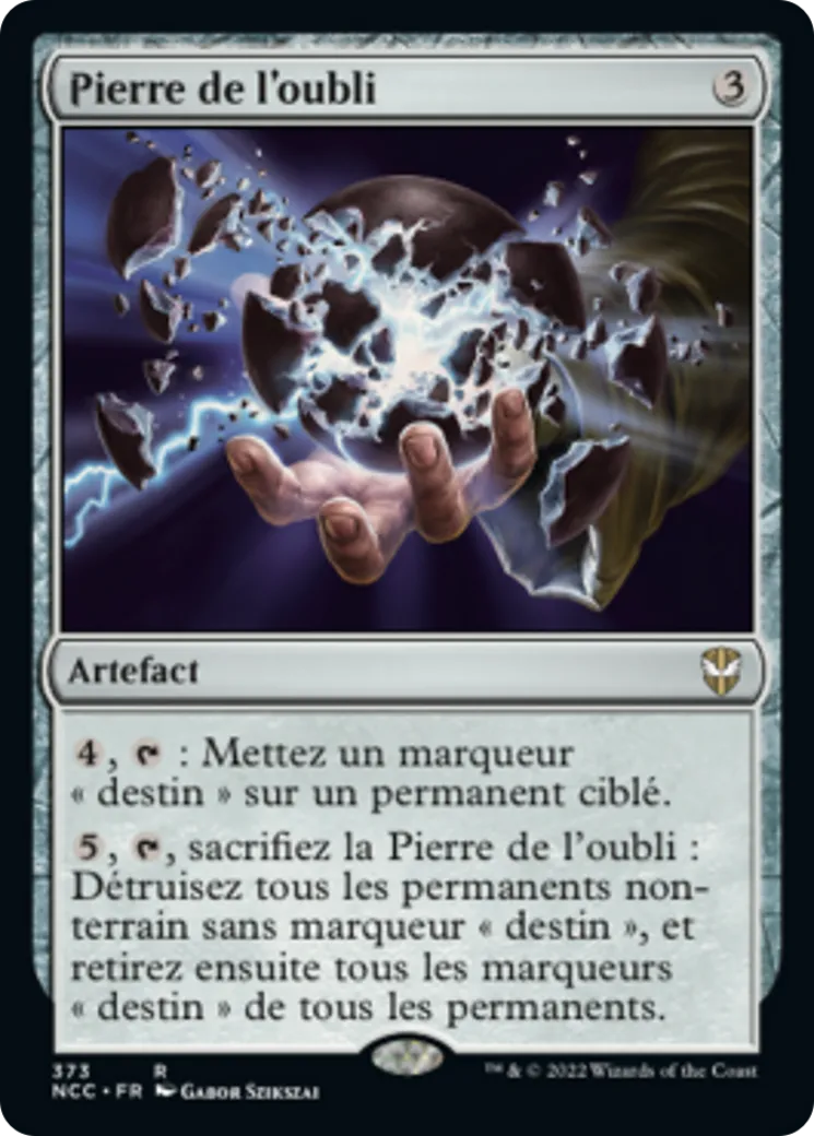 Pierre de l'oubli — New Capenna Commander — Magic: The Gathering