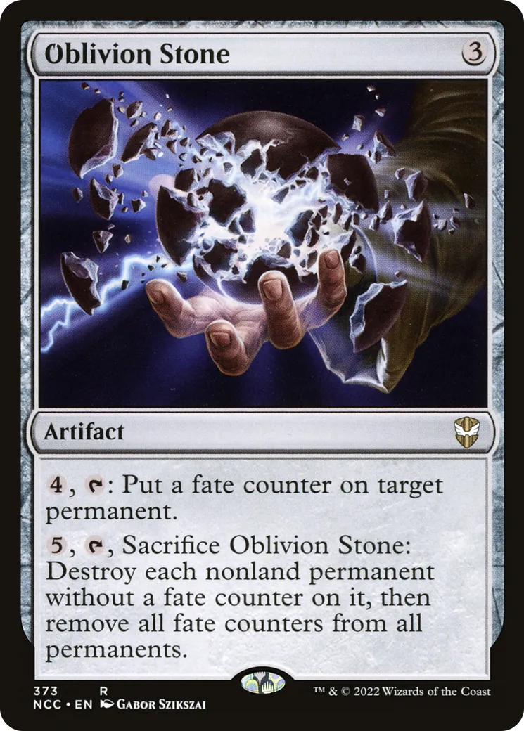 Pierre de l'oubli — New Capenna Commander — Magic: The Gathering