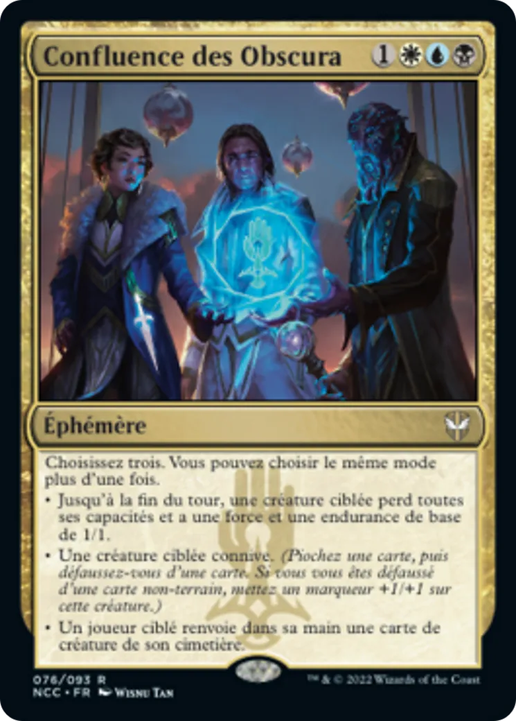 Confluence des Obscura — New Capenna Commander — Magic: The Gathering