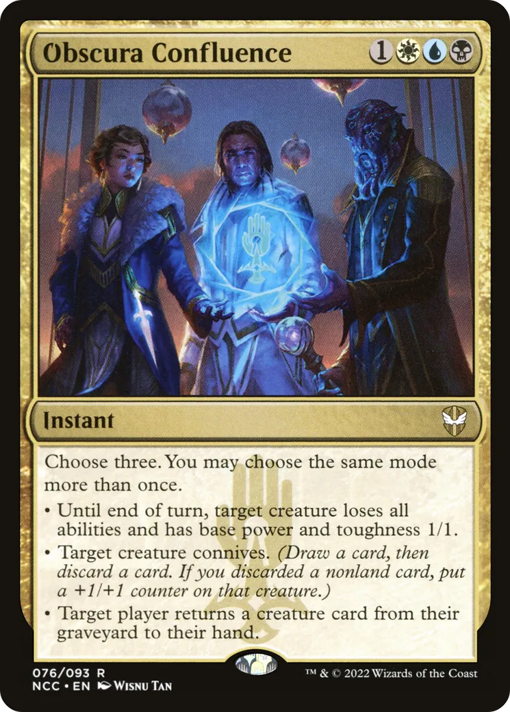 Obscura Confluence — New Capenna Commander — Magic: The Gathering