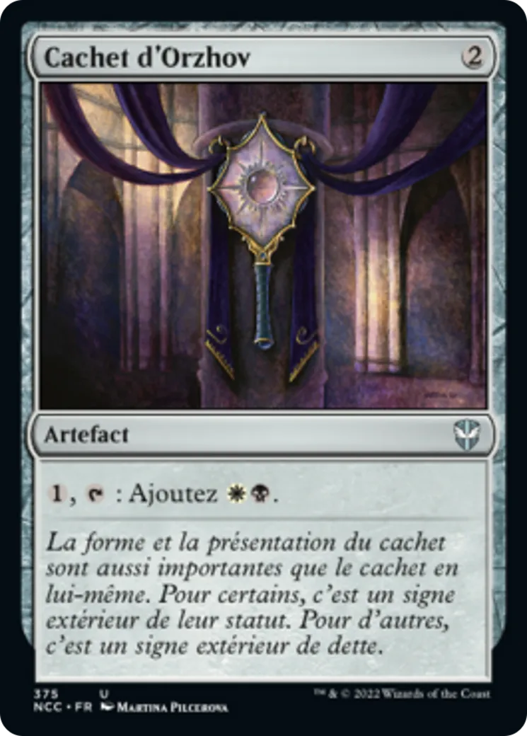 Cachet d'Orzhov — New Capenna Commander — Magic: The Gathering