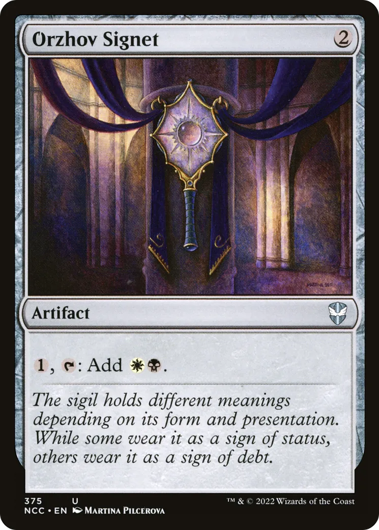 Orzhov Signet — New Capenna Commander — Magic: The Gathering