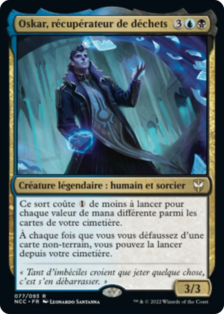 Oskar, récupérateur de déchets — New Capenna Commander — Magic: The Gathering