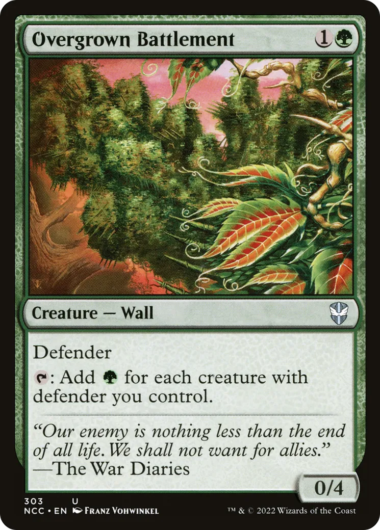 Overgrown Battlement — New Capenna Commander — Magic: The Gathering