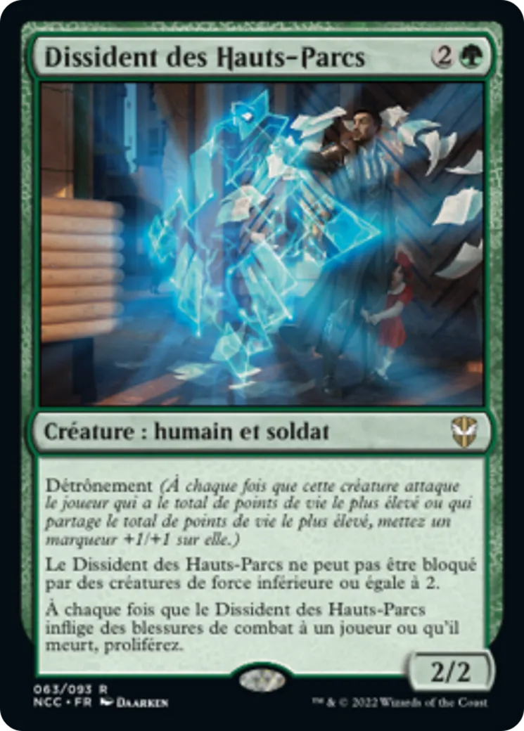 Dissident des Hauts-Parcs — New Capenna Commander — Magic: The Gathering
