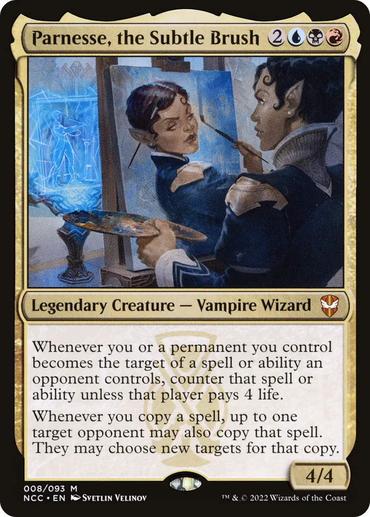 Parnesse, the Subtle Brush — New Capenna Commander — Magic: The Gathering