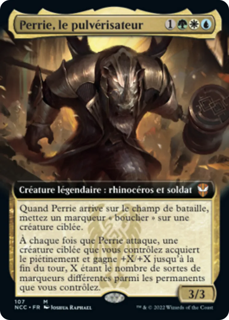 Perrie, le pulvérisateur — New Capenna Commander — Magic: The Gathering