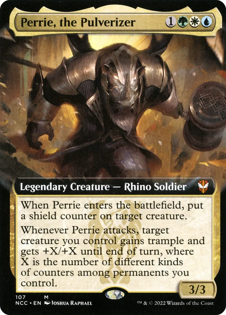 Perrie, the Pulverizer — New Capenna Commander — Magic: The Gathering