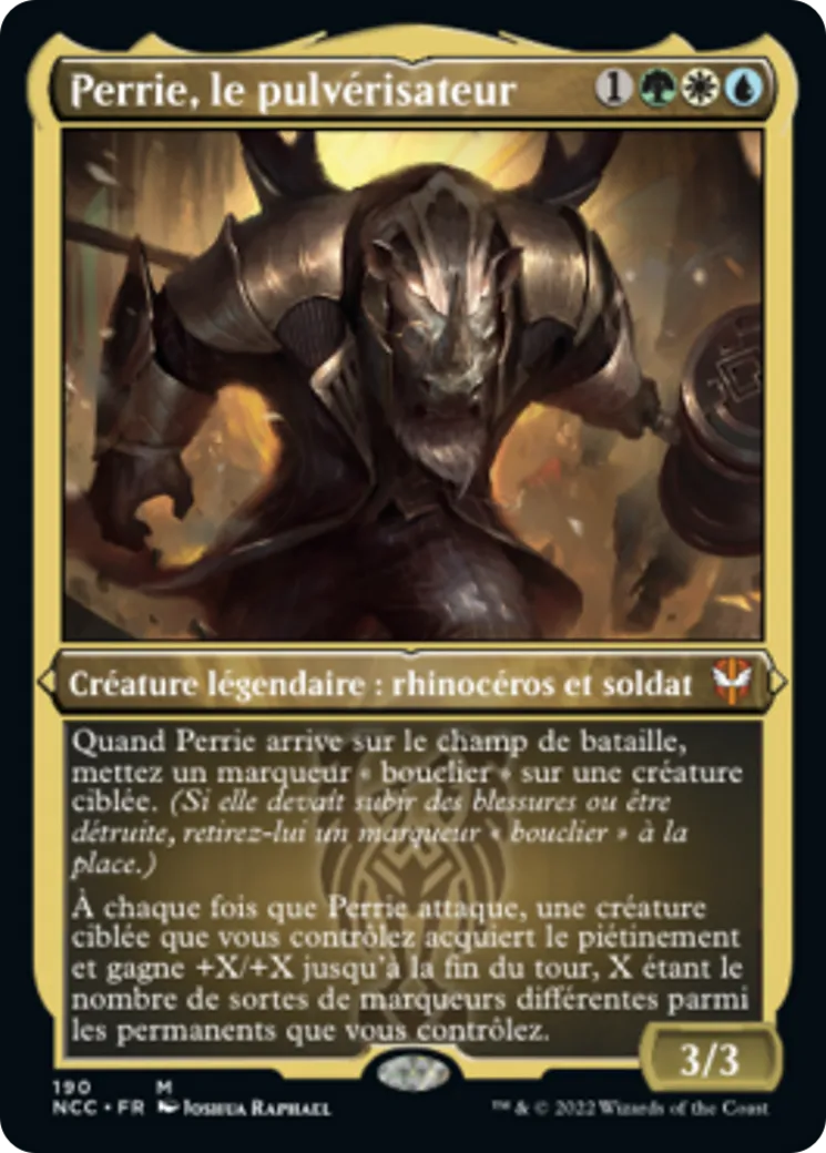 Perrie, le pulvérisateur — New Capenna Commander — Magic: The Gathering