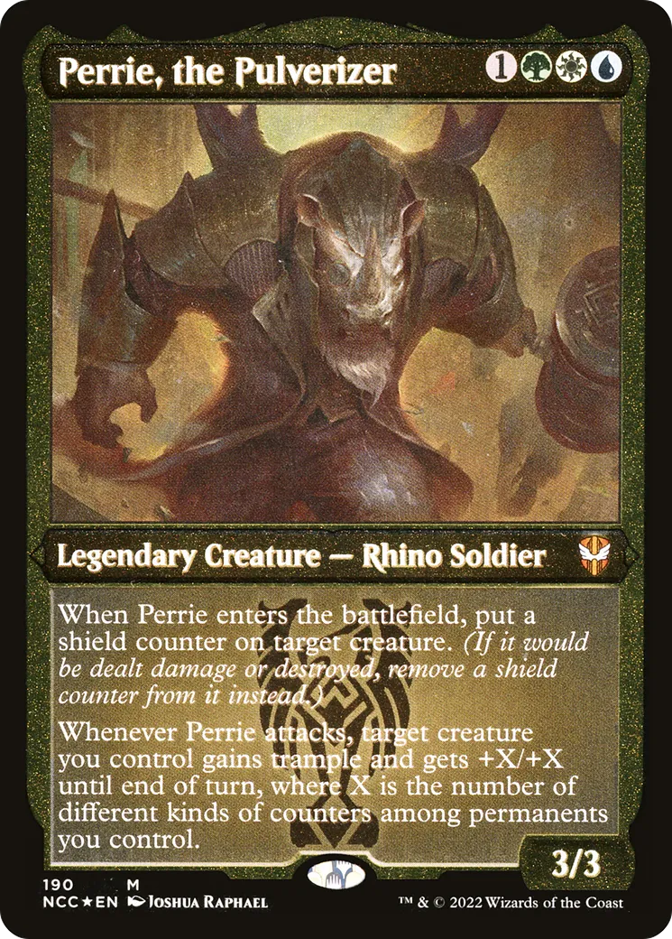 Perrie, the Pulverizer — New Capenna Commander — Magic: The Gathering