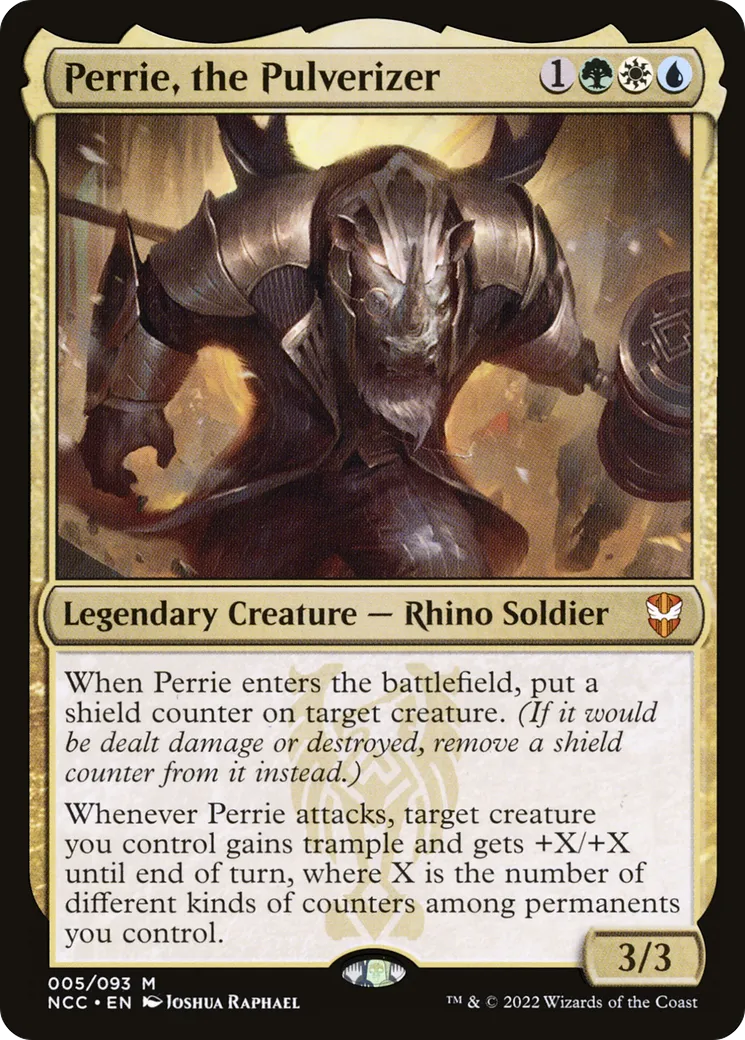 Perrie, the Pulverizer — New Capenna Commander — Magic: The Gathering