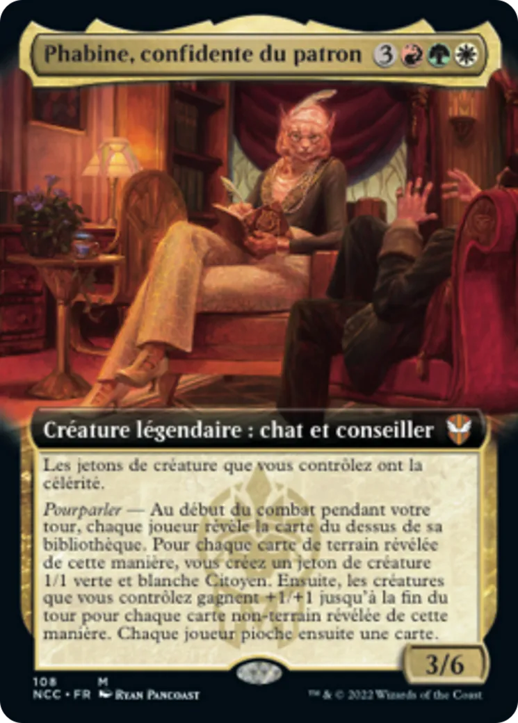 Phabine, confidente du patron — New Capenna Commander — Magic: The Gathering
